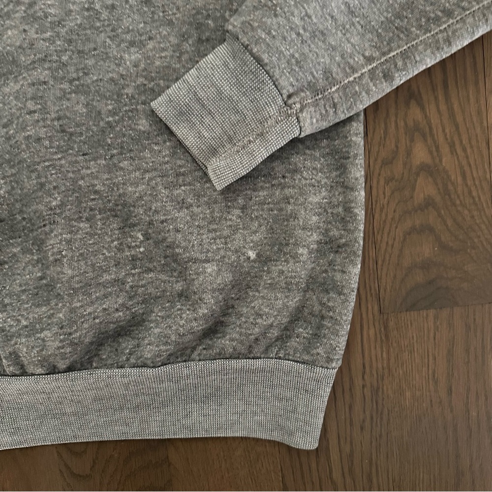 Vintage New York University Crewneck Raglan Sweatshirt Heather Grey Size Medium - Picture 4 of 8